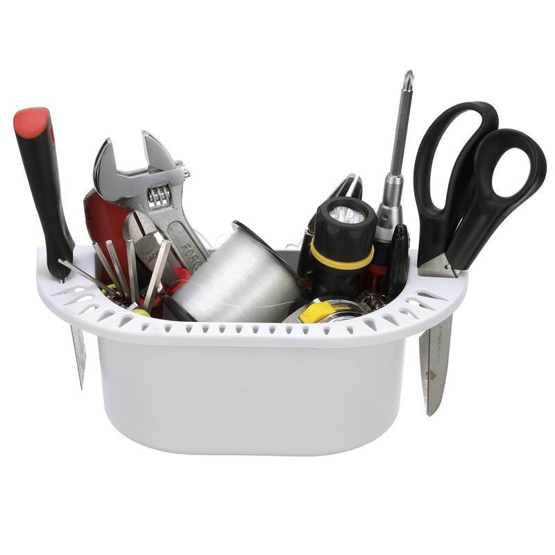 Seachoice Cockpit Organizer w/ 3 Suction Cups to Mount on Any Flat Service on Boat, White - Image 4